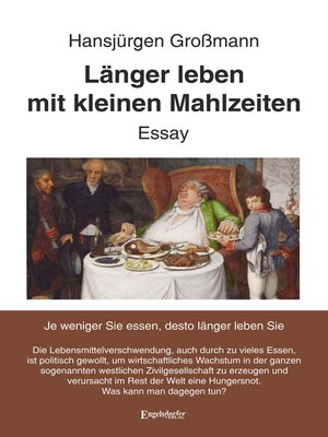 cover image of Länger leben mit kleinen Mahlzeiten